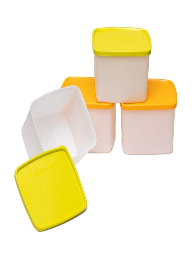 توبروير مجموعة علب بلاستيكية من تابروير كول آند فريش، سعة 800 مل، مجموعة من 4 قطع، متعددة الألوان - Image 1